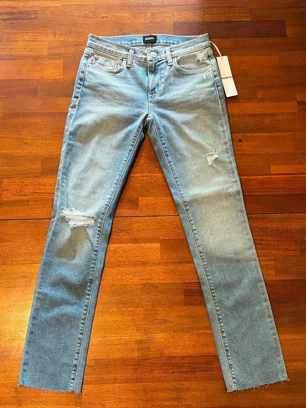 Hudson Krista Straight Crop Distressed Women's Jeans NWT -Sz 26